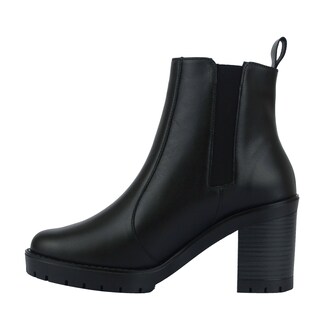 Foto 3 | Foto 3 | Botín de Piel Vicenza 7503 color Negro con Cierre Lateral