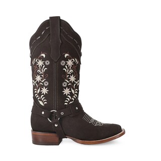 Foto 2 | Foto 2 | Botas Vaqueras Ladies El Malcreado Marrones de Piel de Res con Diseño Exclusivo para Mujer