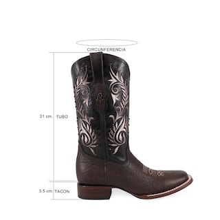 Foto 6 | Foto 6 | Botas Toscana Ladies el Malcreado Lm26 Chocolate para Mujer