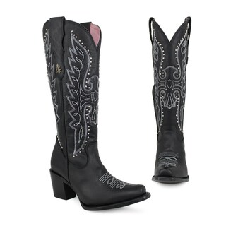 Foto 4 | Foto 4 | Botas Liberty Altas Ladies el Malcreado Lm29 Negras para Mujer