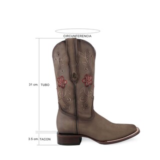 Foto 6 | Foto 6 | Botas Adorada Tan Ladies el Malcreado Lm138 para Mujer