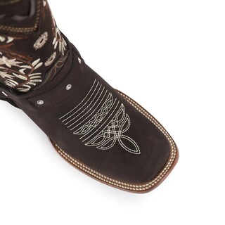 Foto 6 | Foto 6 | Botas Vaqueras Ladies El Malcreado Marrones de Piel de Res con Diseño Exclusivo para Mujer