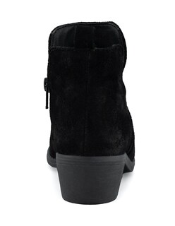 Foto 3 | Foto 3 | Botín en Piel Vacuna Gamuza Dasalo Negra para Dama