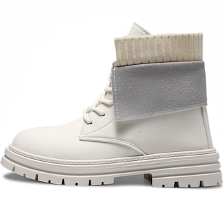 Foto 3 | Foto 3 | Botas Shendy Vendy Beige Tipo Piel Casual para Mujer
