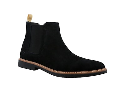 Foto 1 | Foto 1 | Botín Chelsea Gamuza Triples Enzo 35800 Negro para Hombre