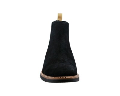 Foto 2 | Foto 3 | Botín Chelsea Gamuza Triples Enzo 35800 Negro para Hombre