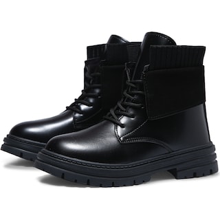 Foto 1 | Foto 1 | Botas Shendy Vendy Negras Tipo Piel Casuales para Mujer