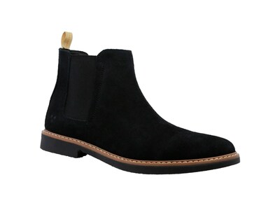 Foto 1 | Foto 1 | Botín Chelsea Gamuza Triples Enzo 35800 Negro para Hombre