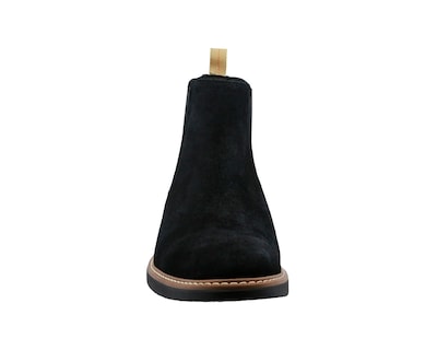 Foto 2 | Foto 3 | Botín Chelsea Gamuza Triples Enzo 35800 Negro para Hombre