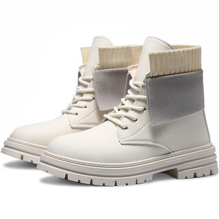 Foto 1 | Foto 1 | Botas Shendy Vendy Beige Tipo Piel Casual para Mujer