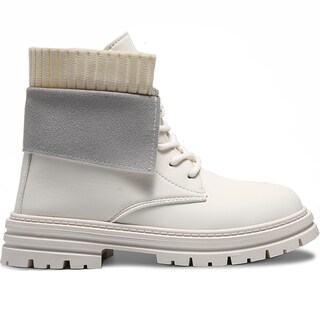 Foto 2 | Foto 2 | Botas Shendy Vendy Beige Tipo Piel Casual para Mujer