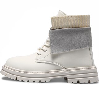 Foto 3 | Foto 3 | Botas Shendy Vendy Beige Tipo Piel Casual para Mujer