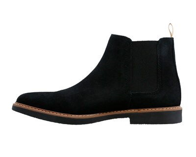 Foto 3 | Foto 4 | Botín Chelsea Gamuza Triples Enzo 35800 Negro para Hombre