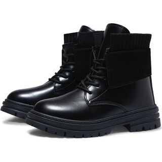 Foto 1 | Foto 1 | Botas Shendy Vendy Negras Tipo Piel Casuales para Mujer