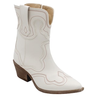 Foto 1 | Foto 1 | Botas Tipo Western RBCollection Exterior Piel Vegana Beige para Mujer