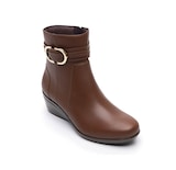 Botines Flexi 045235 Color Cafe Para Mujer
