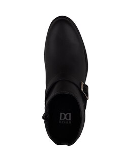 Foto 4 | Foto 4 | Bota Casual De Piel Vacuno Negro Con Hebilla Plateada Para Mujer