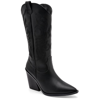 Foto 1 | Foto 1 | Bota Con Peluche Color Negro Para Mujer