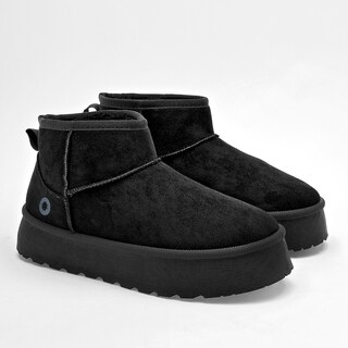 Foto 2 | Foto 2 | Bota Moramora Con Peluche Color Negro Para Mujer