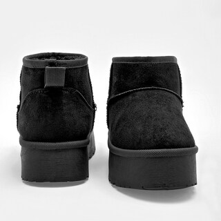Foto 3 | Foto 3 | Bota Moramora Con Peluche Color Negro Para Mujer