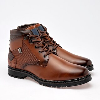 Foto 2 | Foto 2 | Bota American Polo Color Café Para Hombre