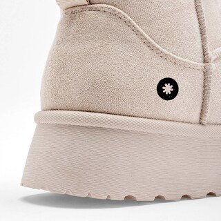 Foto 4 | Foto 4 | Bota con Peluche Moramora Beige para Mujer