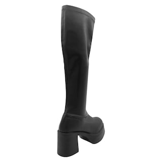 Foto 4 | Foto 4 | Botas Altas Rbcollection Exterior Piel Vegana Negro Para Mujer