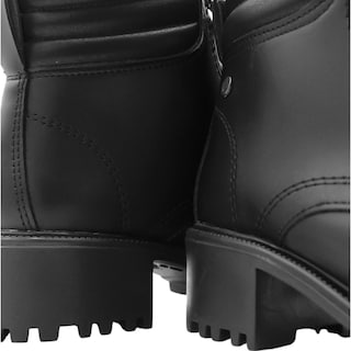 Foto 7 | Foto 7 | Botín con Tacón Rbcollection Exterior Piel Vegana Negro para Mujer