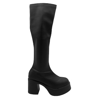 Foto 3 | Foto 3 | Botas Altas Rbcollection Exterior Piel Vegana Negro Para Mujer
