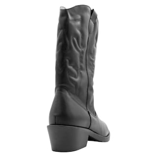 Foto 5 | Foto 5 | Botas Tipo Western Rbcollection Exterior Piel Vegana Negro para Mujer