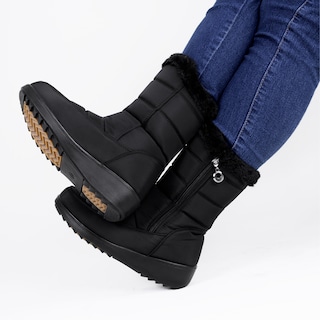 Foto 2 | Foto 2 | Botas Casuales Rbcollection Bosqui Exterior Textil Negro Para Mujer