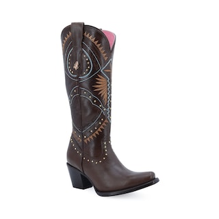 Foto 1 | Foto 1 | Botas Vaqueras de Piel Ladies Malcreado para Mujer