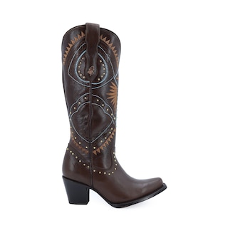 Foto 5 | Foto 5 | Botas Vaqueras de Piel Ladies Malcreado para Mujer