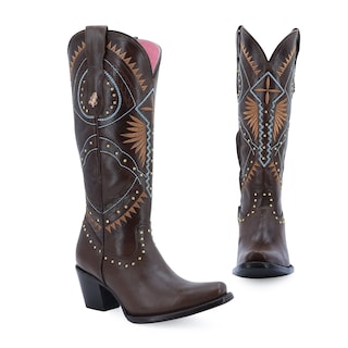 Foto 3 | Foto 3 | Botas Vaqueras de Piel Ladies Malcreado para Mujer