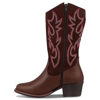 Foto 3 | Foto 3 | Bota Vaquera Dominiq Café para Mujer