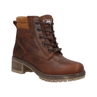Foto 2 | Foto 2 | Botas Mujer Jeep Casuales Botines Militar Cafe