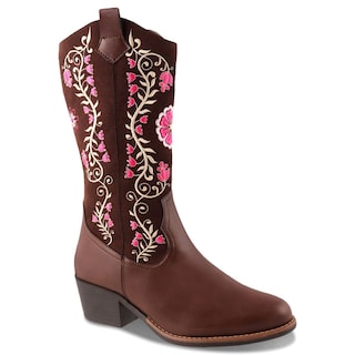 Foto 1 | Foto 1 | Bota Vaquera Dominiq Café para Mujer