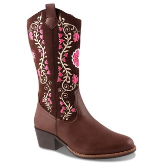Foto 1 | Foto 1 | Bota Vaquera Dominiq Café para Mujer