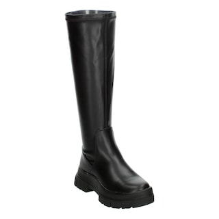 Foto 4 | Foto 4 | Botas Mujer Berlin Negro Casual Tubo Caña Alta Tacón 5 Cm Negro