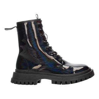 Foto 1 | Foto 1 | Bota Mujer Jr. Tropicana Negro Plataforma 4 Cm Cintas Dama Negro