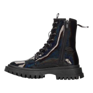 Foto 5 | Foto 5 | Bota Mujer Jr. Tropicana Negro Plataforma 4 Cm Cintas Dama Negro