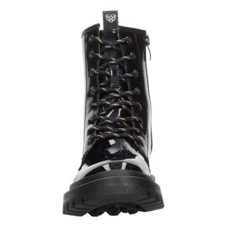 Foto 6 | Foto 6 | Bota Mujer Jr. Tropicana Negro Plataforma 4 Cm Cintas Dama Negro