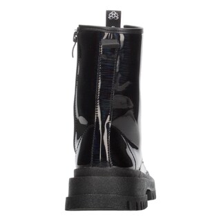 Foto 7 | Foto 7 | Bota Mujer Jr. Tropicana Negro Plataforma 4 Cm Cintas Dama Negro