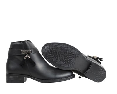 Foto 5 | Foto 5 | Botin Mujer Bonita 2308 Negro Comodo Antiderrapante