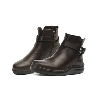 Foto 1 | Foto 1 | Botin Casual Green Love Piel Lisa Dama Antiderrapante Café Cafe