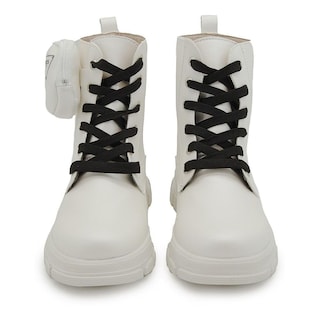 Foto 5 | Foto 5 | Botin Moda Dama Bolsita Color Perla Cómodas 22-26 Ligeras Beige