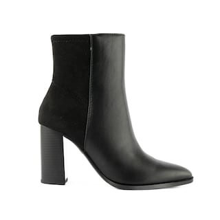 Foto 1 | Foto 1 | Botín Tacón Ancho Casual 9cm Para Mujer Walki Ariana Negro
