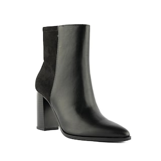 Foto 2 | Foto 2 | Botín Tacón Ancho Casual 9cm Para Mujer Walki Ariana Negro