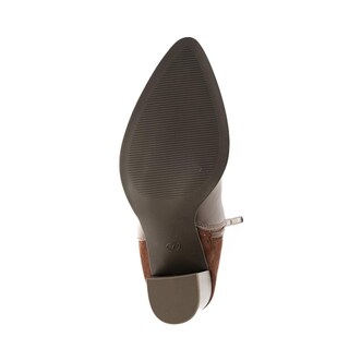 Foto 4 | Foto 4 | Botín Tacón Ancho Casual 9cm Para Mujer Walki Ariana Cafe