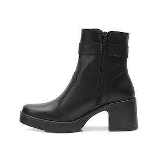 Foto 5 | Foto 5 | Botin Para Dama Tacon Green Love Cierre Casual Negro 23-26 Negro